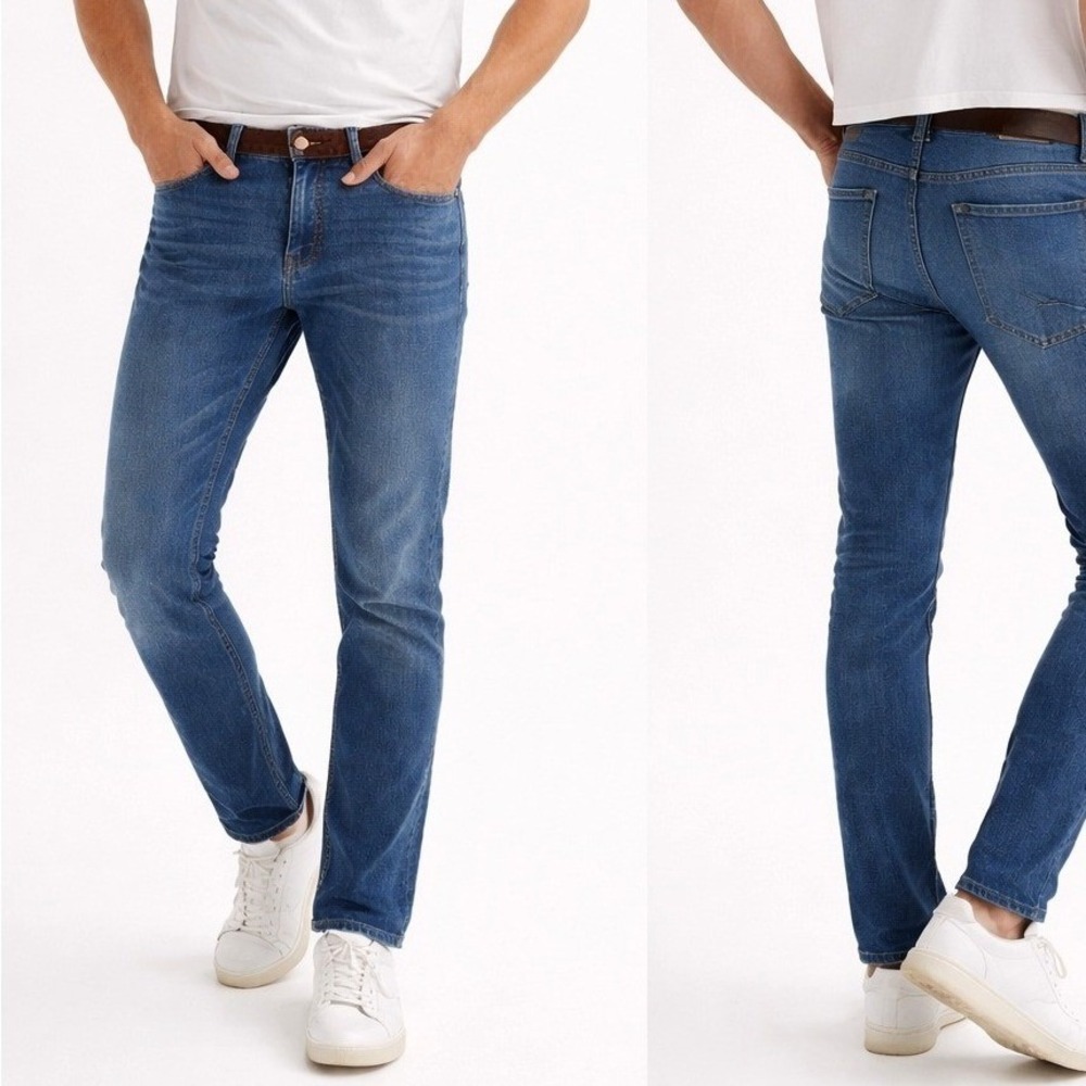 Flint and Tinder 365 Denim Jeans Slim Fit Medium Wash Mens 33 x 30 Huckberry